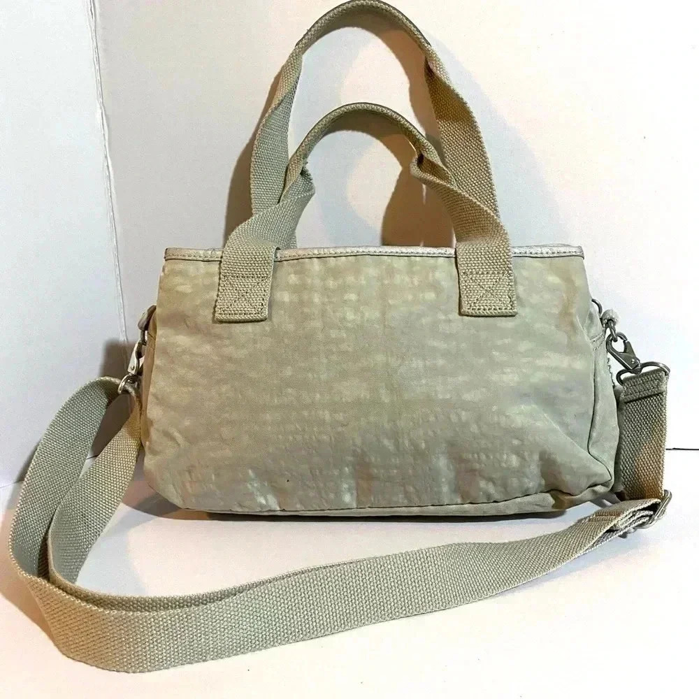 Kipling gray nylon crossbody handbag - Picture 2 of 15